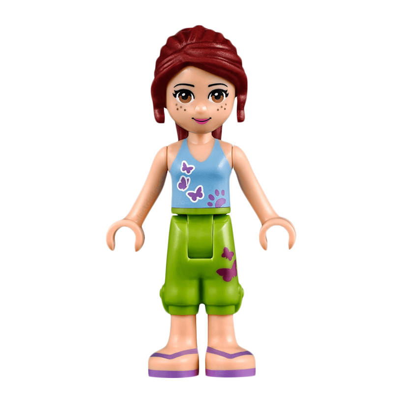 Фигурка Lego Girl Mia Lime Cropped Trousers Friends frnd167 1 Б/У - Retromagaz