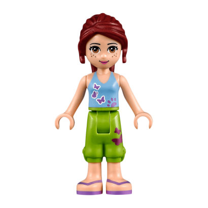 Фигурка Lego Mia Lime Cropped Trousers Friends Girl frnd167 1 Б/У - Retromagaz