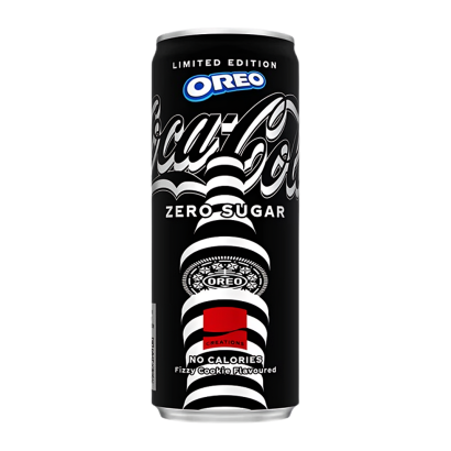 Напій Coca-Cola x Oreo Limited Edition Zero Sugar 250ml - Retromagaz