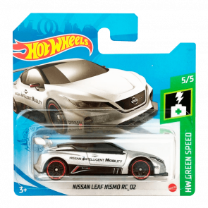 Машинка Базова Hot Wheels Nissan Leaf Nismo RC_02 Green Speed 1:64 GRX36 Silver Black 1шт Новий Машинка Базова Hot Wheels Nissan Leaf Nismo RC_02 Green Speed 1:64 GRX36 Silver Black 1шт Новий - Retromagaz