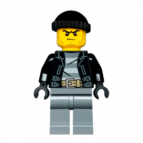 Фигурка Lego 973pb1550 Bandit Male City Police cty0452 Б/У - Retromagaz