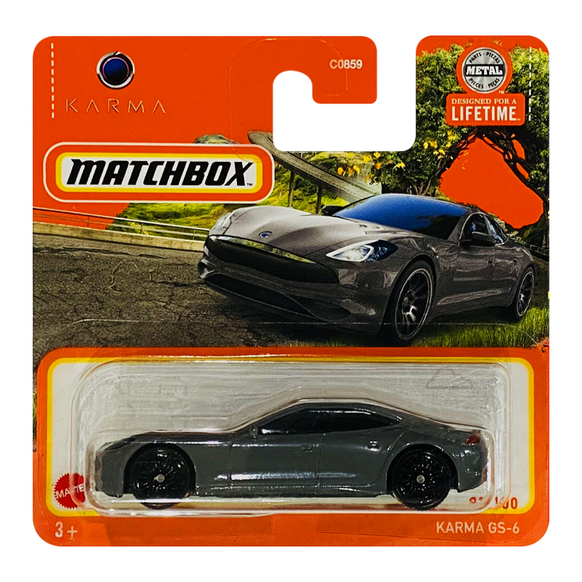 Машинка Большой Город Matchbox Fisker Karma GS-6 Road Trip HVN53 Grey - Retromagaz