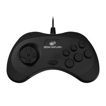Геймпад Проводной Sega Saturn MK-80313 Black Б/У - Retromagaz