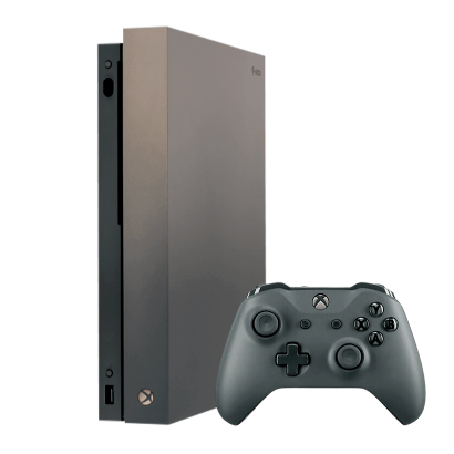 Консоль Microsoft Xbox One X Gold Rush Special Edition 1TB Gold Black Б/У - Retromagaz