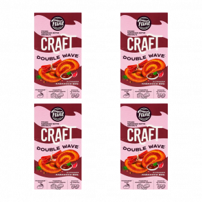 Набір Грінки 4шт Flint Craft Double Wave зі Смаком Кабаноси BBQ 70g - Retromagaz