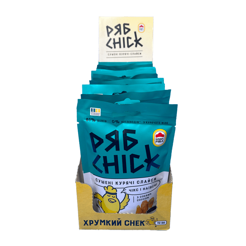 Набор Слайсы 15шт РябChick Куриные с Соевым Соусом 30g - Retromagaz