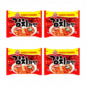 Набір Локшина Ottogi 4шт Kimchi Ramen Гостра 120g