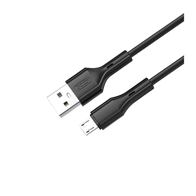 Кабель XO USB 2.0 - Micro-USB Black 1m Новый - Retromagaz