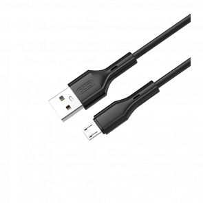Кабель XO USB 2.0 - Micro-USB Black 1m Новый - Retromagaz
