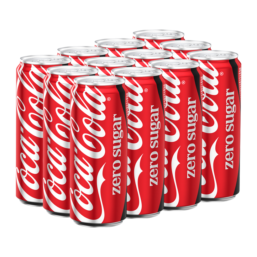 Набір Напій 12шт Coca-Cola Zero Sugar 330ml - Retromagaz