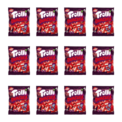 Набір Цукерки Жувальні 12шт Trolli Dracula Halloween 150g - Retromagaz