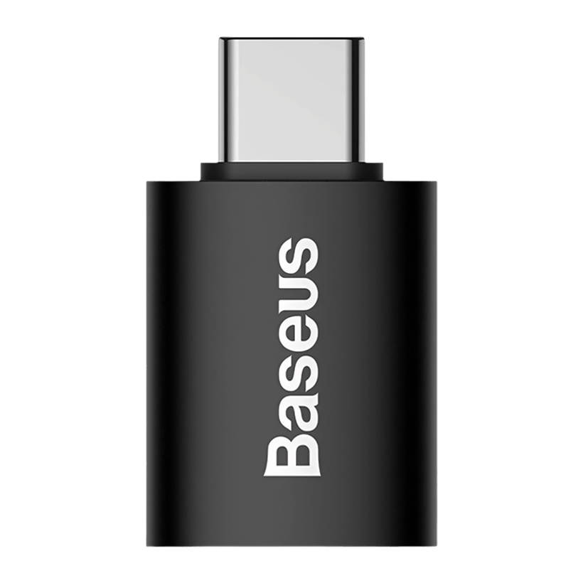 Адаптер Baseus Ingenuity Series Mini OTG Adaptor  3.1 USB 2.0 - USB Type-C Black - Retromagaz