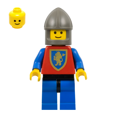 Фигурка Lego Crusaders 973px138 Lion Dark Grey Chin-Guard Castle cas113 Б/У - Retromagaz