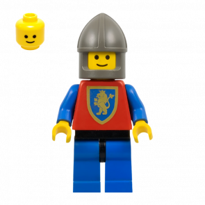 Фигурка Lego Crusaders 973px138 Lion Dark Grey Chin-Guard Castle cas113 Б/У