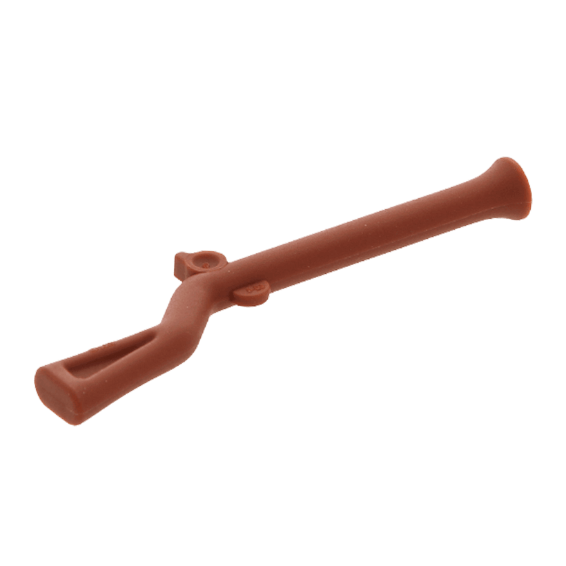 Оружие 2шт Lego Стрелковое Pirate Flintlock Musket 2561 4211311 Reddish Brown Б/У - Retromagaz