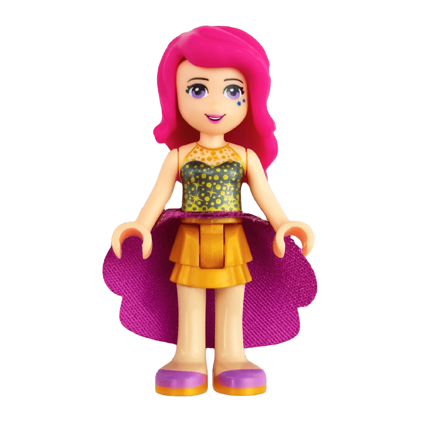 Фігурка Lego Girl Livi Pearl Gold Layered Skirt Friends frnd120 Б/У - Retromagaz