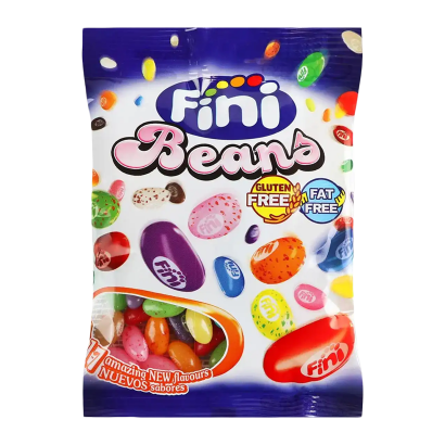 Конфеты Жевательные Fini Beans 85g - Retromagaz