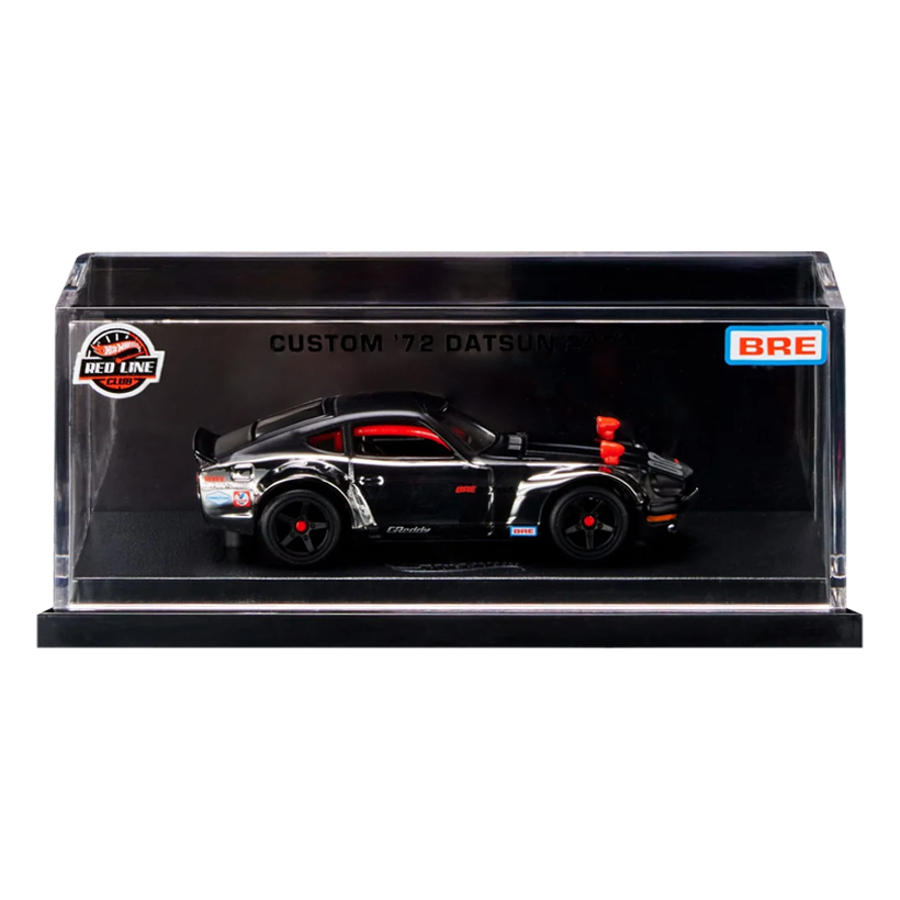 Машинка Premium Hot Wheels Custom '72 Datsun 240Z Red Line Club RLC 1:64 HNL17 Silver - Retromagaz