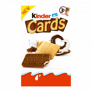 Печиво Kinder Cards 3 Pieces 77g - Retromagaz