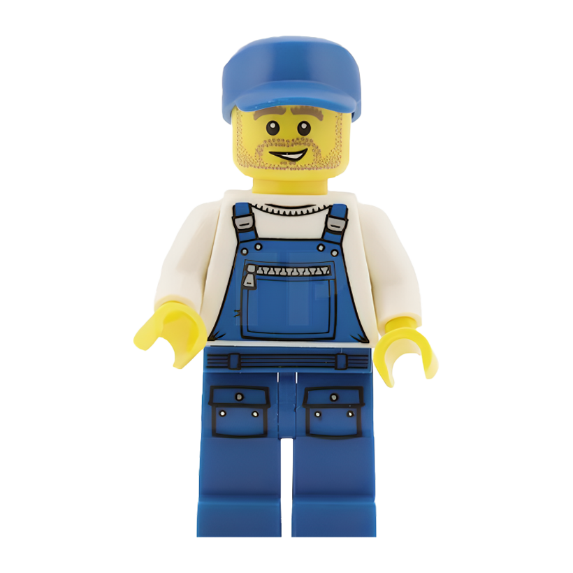 Фигурка Lego Series 9 Plumber Collectible Minifigures col09-16 col144 Б/У - Retromagaz