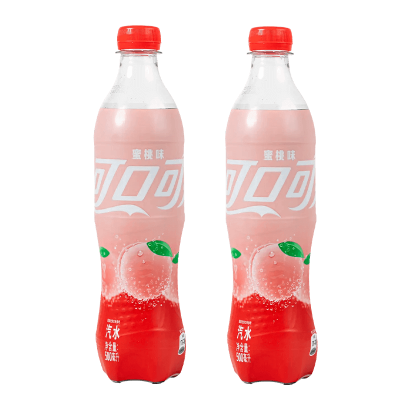 Набір Напій 2шт Coca-Cola Азійська Peach 500ml - Retromagaz