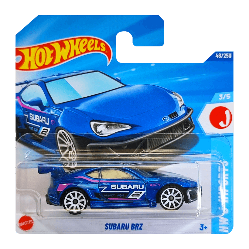 Машинка Базова Hot Wheels Subaru BRZ J-Imports 1:64 HYW99 Blue - Retromagaz