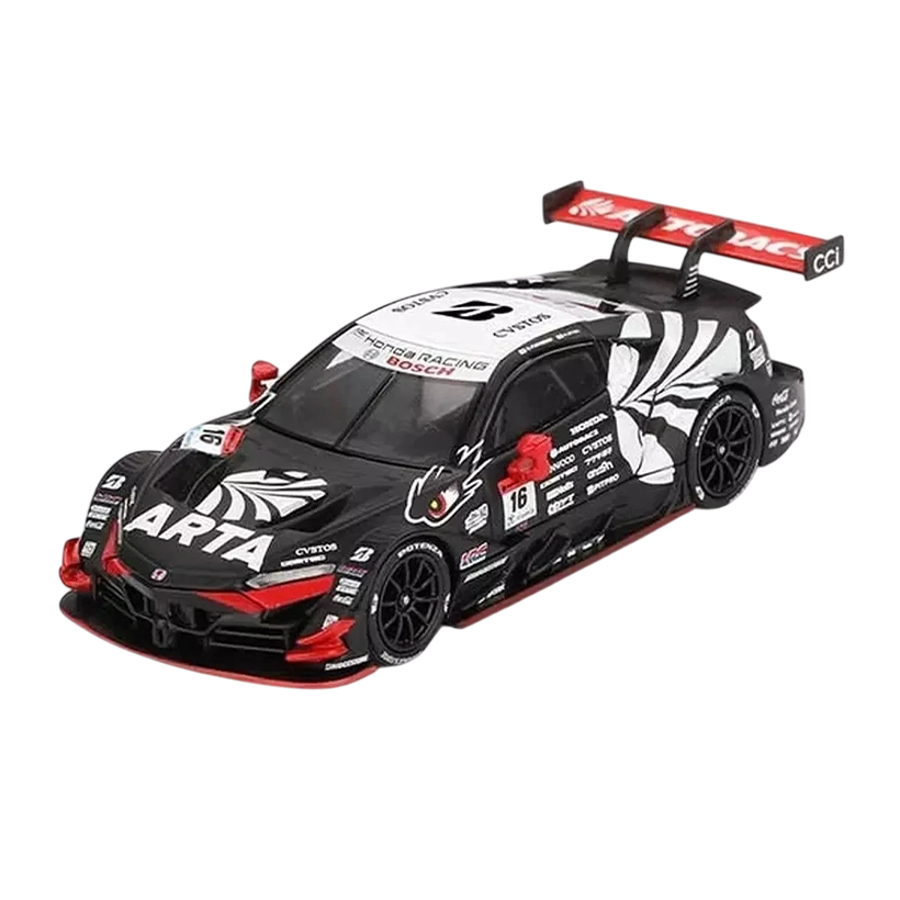 Машинка Premium MINI GT Honda NSX-GT "Type S" GT500 #16 "ARTA MUGEN NSX-GT " ARTA 2023 SUPER GT Series 1:64 MGT00787-BL Red - Retromagaz