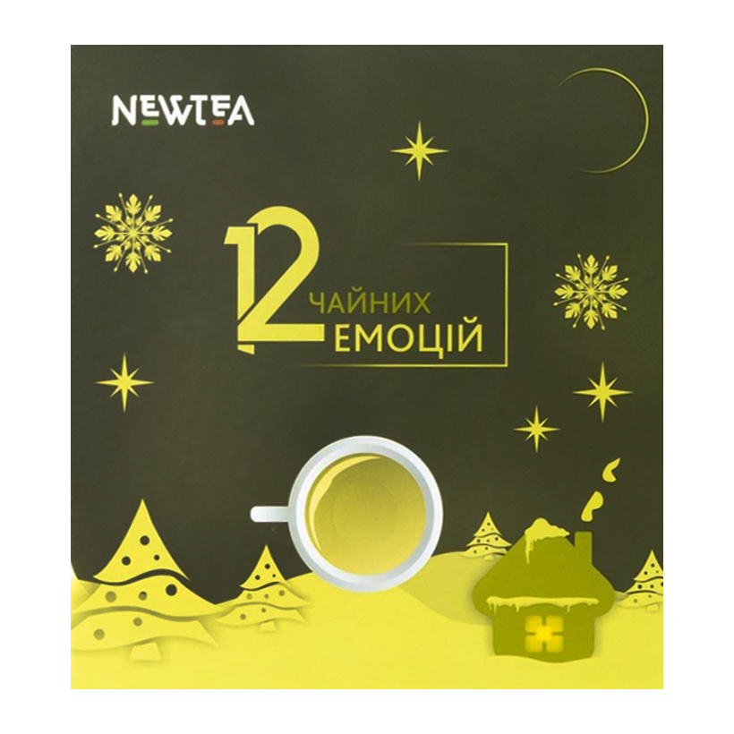 Чайний Сет Асорті New Tea Різдвяні Чудеса 12 Чайних Емоцій - Retromagaz