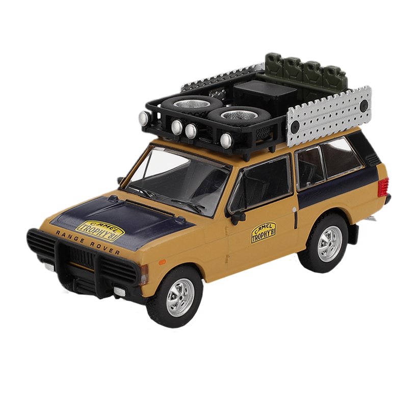 Машинка Premium MINI GT Range Rover 1981 Camel Trophy Sumatra C.Swoboda & K.Mentel Winner 1:64 MGT01144 Grey - Retromagaz