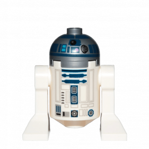 Фигурка Lego R2-D2 Astromech Flat Silver Head Red Dots Star Wars Дроид sw0527 1 Новый