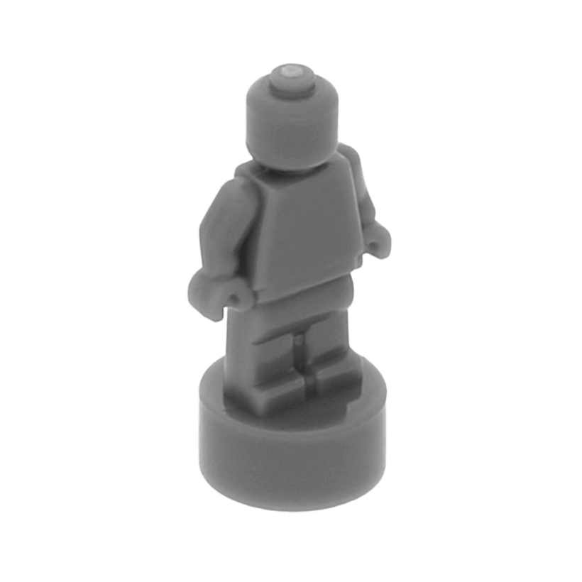Другое 2шт Lego Statuette Trophy 90398 53017 6146192 6299494 Dark Bluish Grey Б/У - Retromagaz