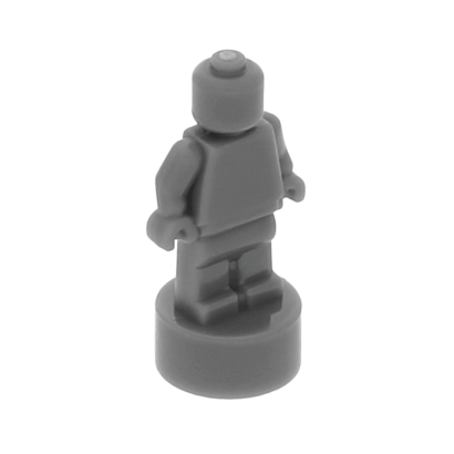 Інше Lego Statuette Trophy 90398 53017 6146192 6299494 Dark Bluish Grey 2шт Б/У - Retromagaz