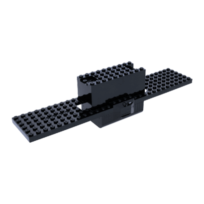 Электрика Lego 9V RC Train Base Батарейный Блок 6 x 30 55455c01 4296054 Black Б/У - Retromagaz