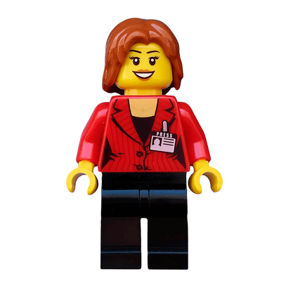 Фігурка Lego 973pb0895 Press Woman Reporter City People cty0510 Б/У - Retromagaz