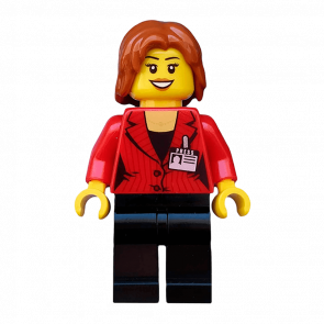 Фигурка Lego 973pb0895 Press Woman Reporter City People cty0510 Б/У