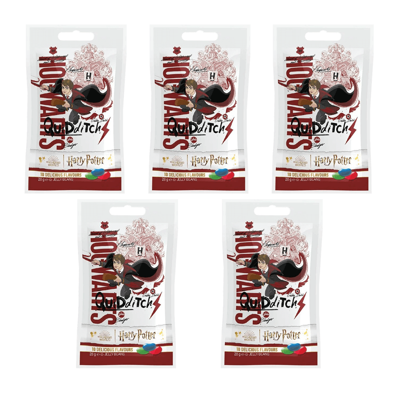 Набір Цукерки Жувальні 5шт Jelly Belly Harry Potter Quidditch Beans 10 Good Flavours 28g - Retromagaz