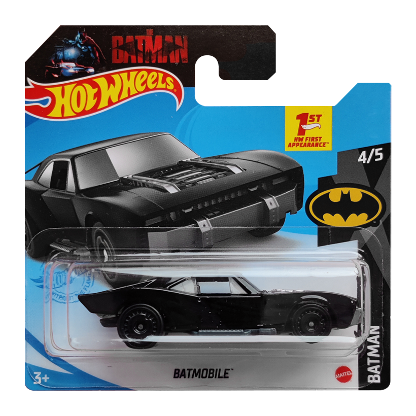 Машинка Базовая Hot Wheels Batman Batmobile Batman 1:64 GTB53 Black - Retromagaz