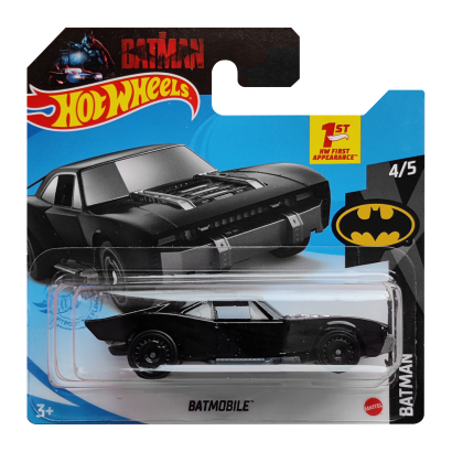 Машинка Базова Hot Wheels Batman Batmobile Batman 1:64 GTB53 Black - Retromagaz
