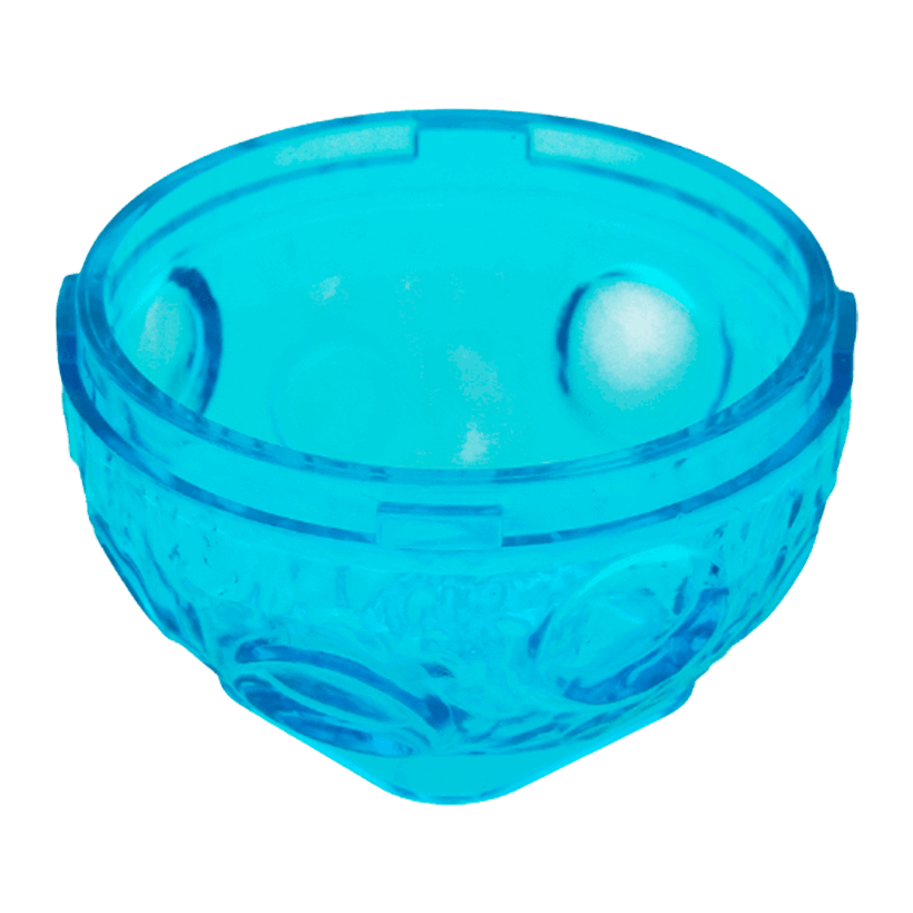Скала 2шт Lego Валун Arctic Globe Bottom 30342 4116927 Trans-Light Blue Б/У - Retromagaz