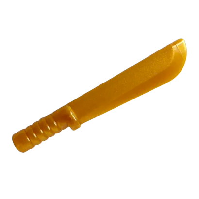 Зброя Lego Меч Machete 29109 6321757 Pearl Gold 10шт Б/У - Retromagaz