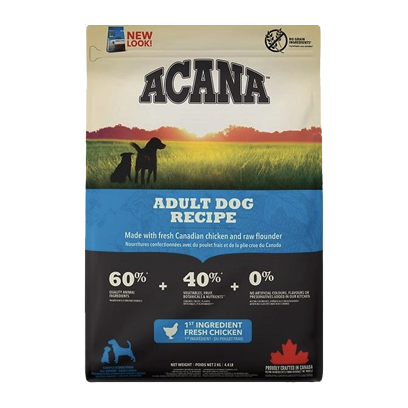 Сухой Корм для Собак Acana Adult Dog Recipe 2kg - Retromagaz