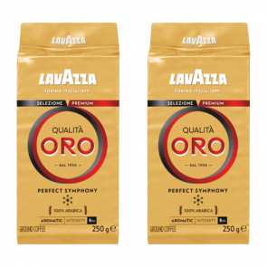 Набір Кава Мелена 2шт Lavazza Qualita Oro 250g