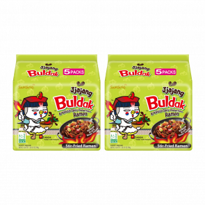 Набір Локшина 10шт Samyang Buldak з Куркою Jajang Негостра 140g Набір Локшина 10шт Samyang Buldak з Куркою Jajang Негостра 140g - Retromagaz