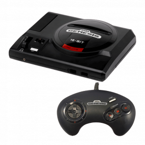 Консоль Sega Mega Drive 1 USA Black Б/У Хороший