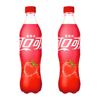 Набор Напиток 2шт Coca-Cola Азиатская Strawberry 500ml - Retromagaz