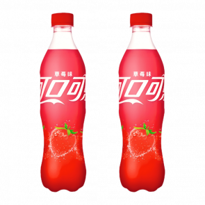 Набор Напиток 2шт Coca-Cola Азиатская Strawberry 500ml