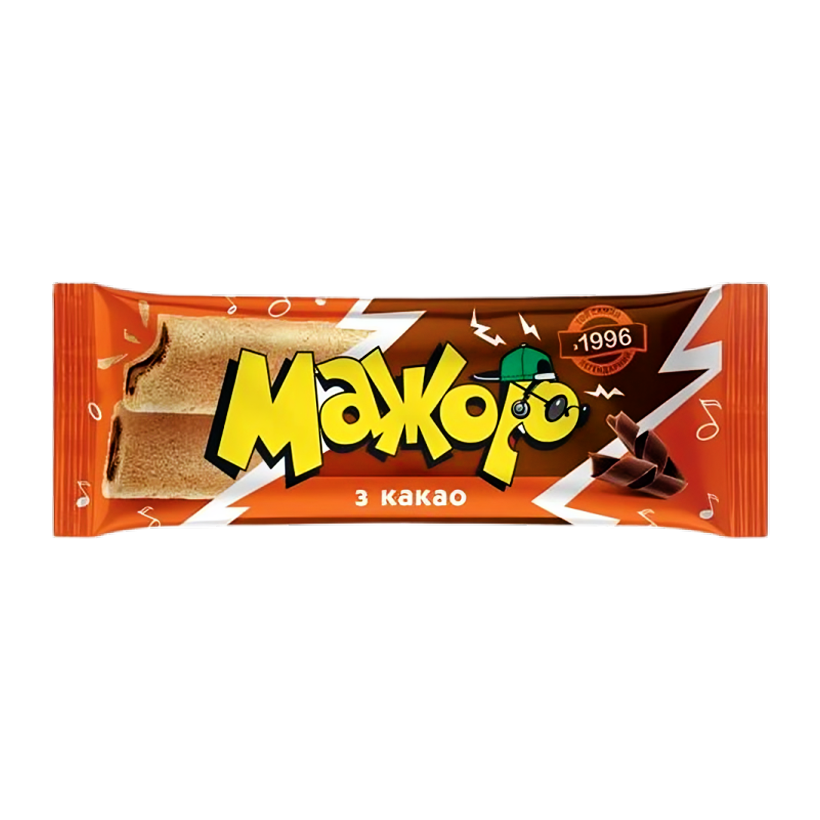Батончик АВК Мажор со Вкусом Какао 49g - Retromagaz