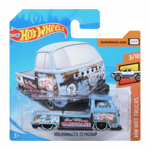 Машинка Базова Hot Wheels Volkswagen T2 Pickup Hot Trucks 1:64 FJW56 Blue