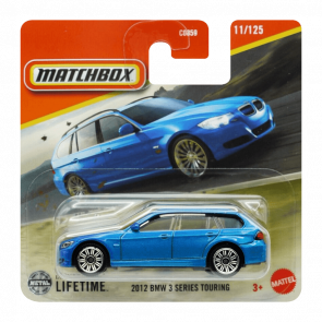 Машинка Велике Місто Matchbox 2012 BMW 3 Series Touring Roadtrip 1:64 JBP14 Blue - Retromagaz