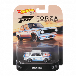 Машинка Premium Hot Wheels BMW 2002 Forza Rep. Entertainment 1:64 FLD21 White